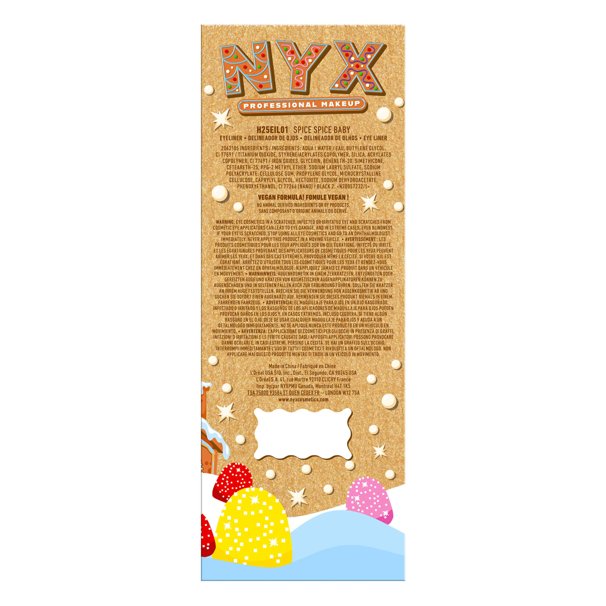 Holiday Candy Swirl Liner