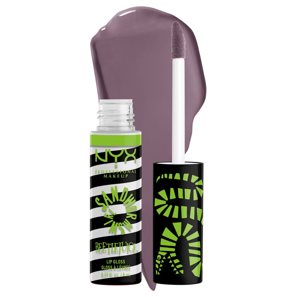 BEETLEJUICE SANDWORM SWIRL BUTTER LIP GLOSS - NYX PROFESSIONAL MAKEUP