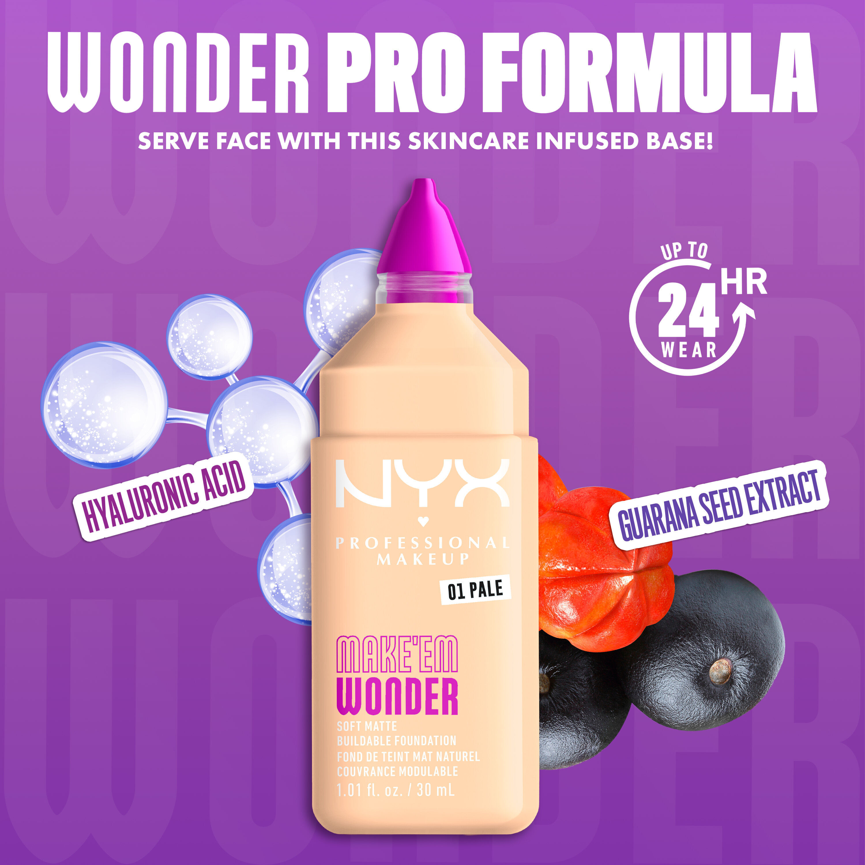 FOND DE TEINT MAT NATUREL MAKE ‘EM WONDER™