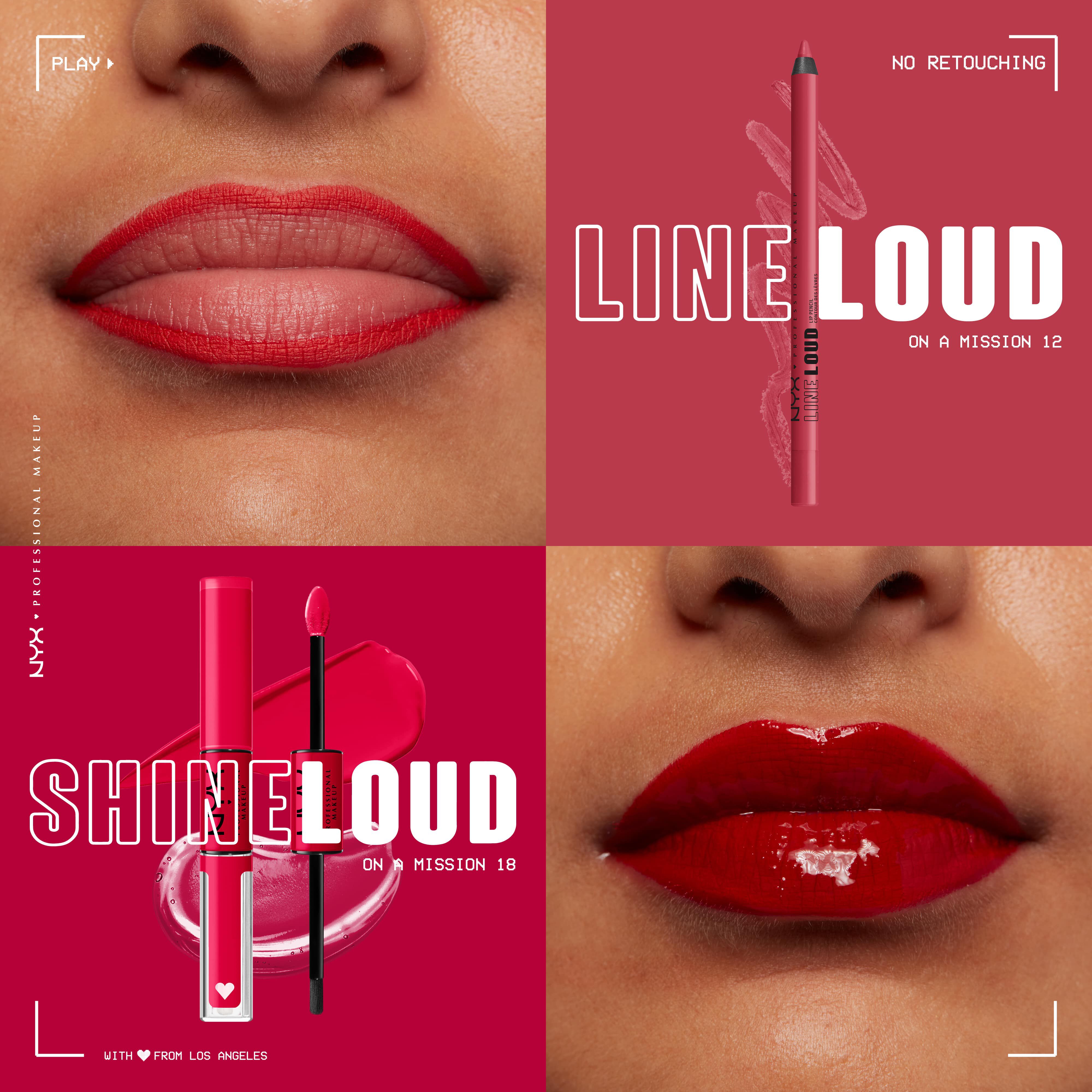 NYX Professional Makeup Shine Loud couleur pour levres haute brillance