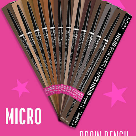 Nyx micro deals brow pencil swatch