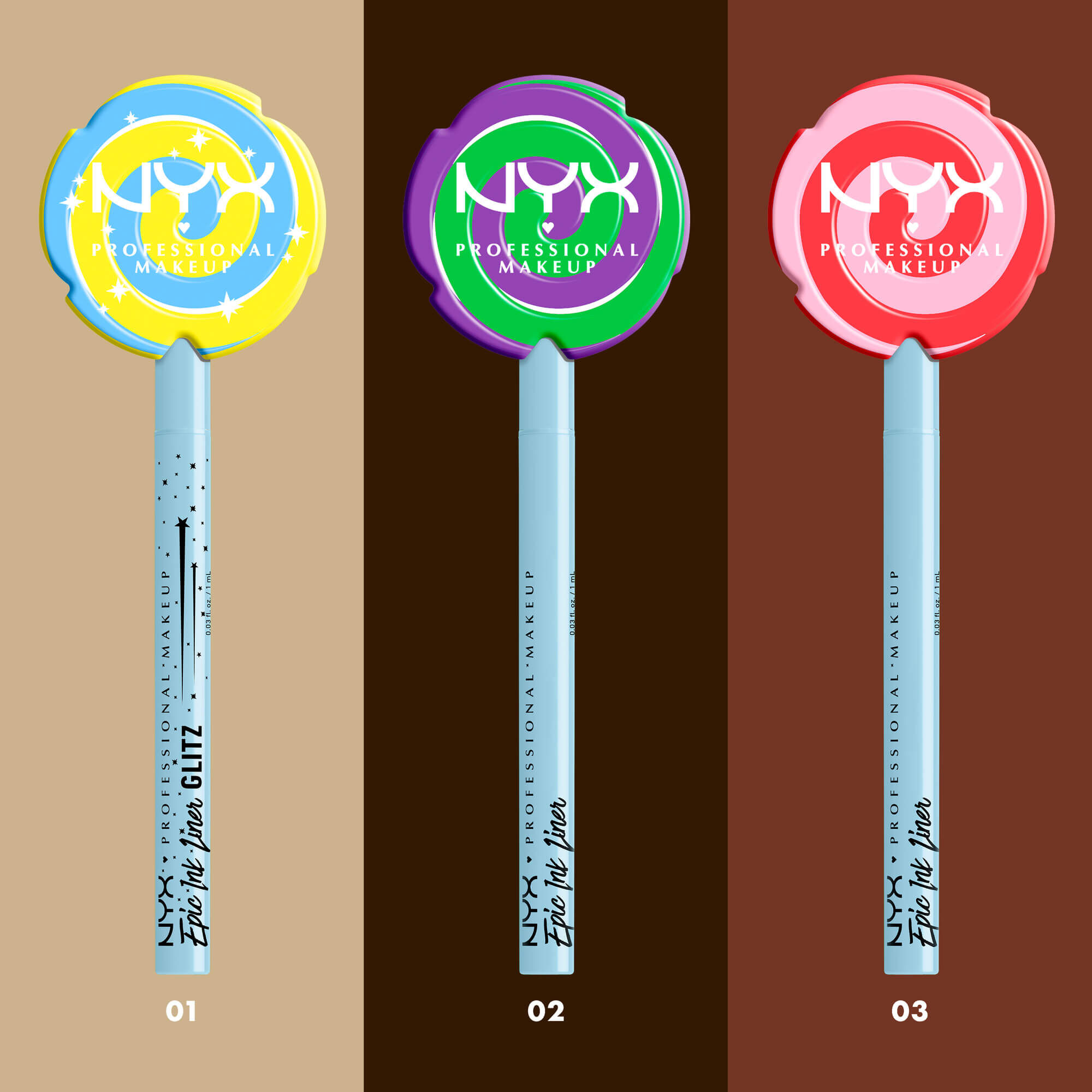 Holiday Candy Swirl Liner