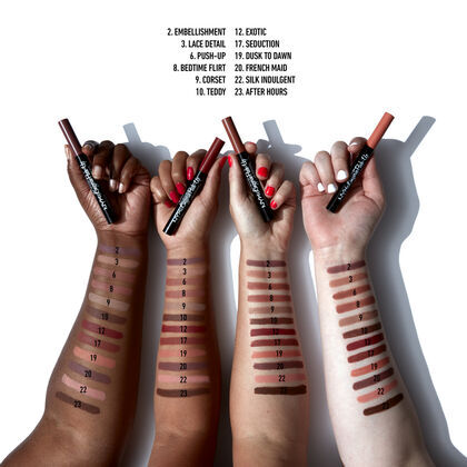 Lip lingerie nyx store swatches