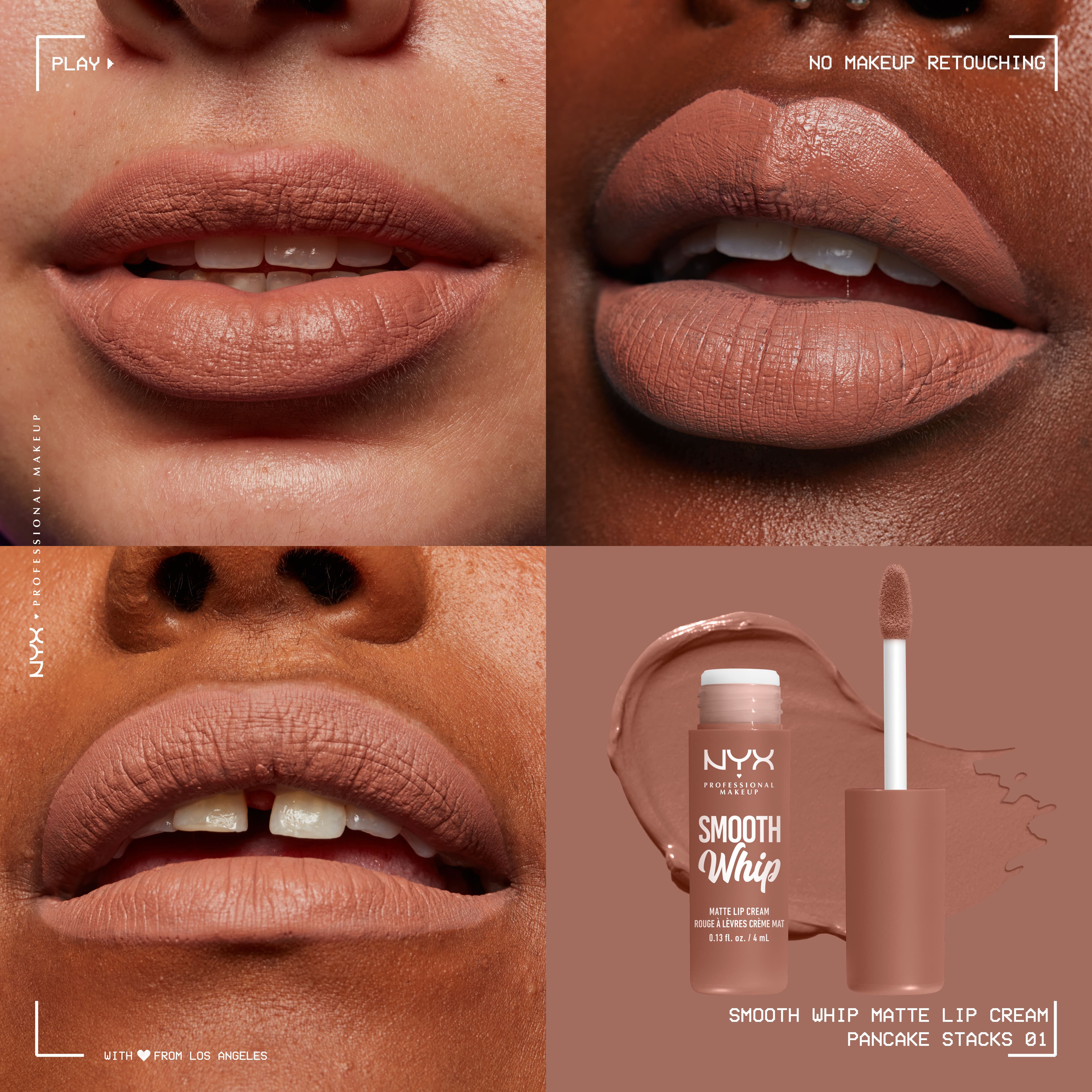 Smooth Whip Matte Lip Cream Velvety Finish NYX Cosmetics