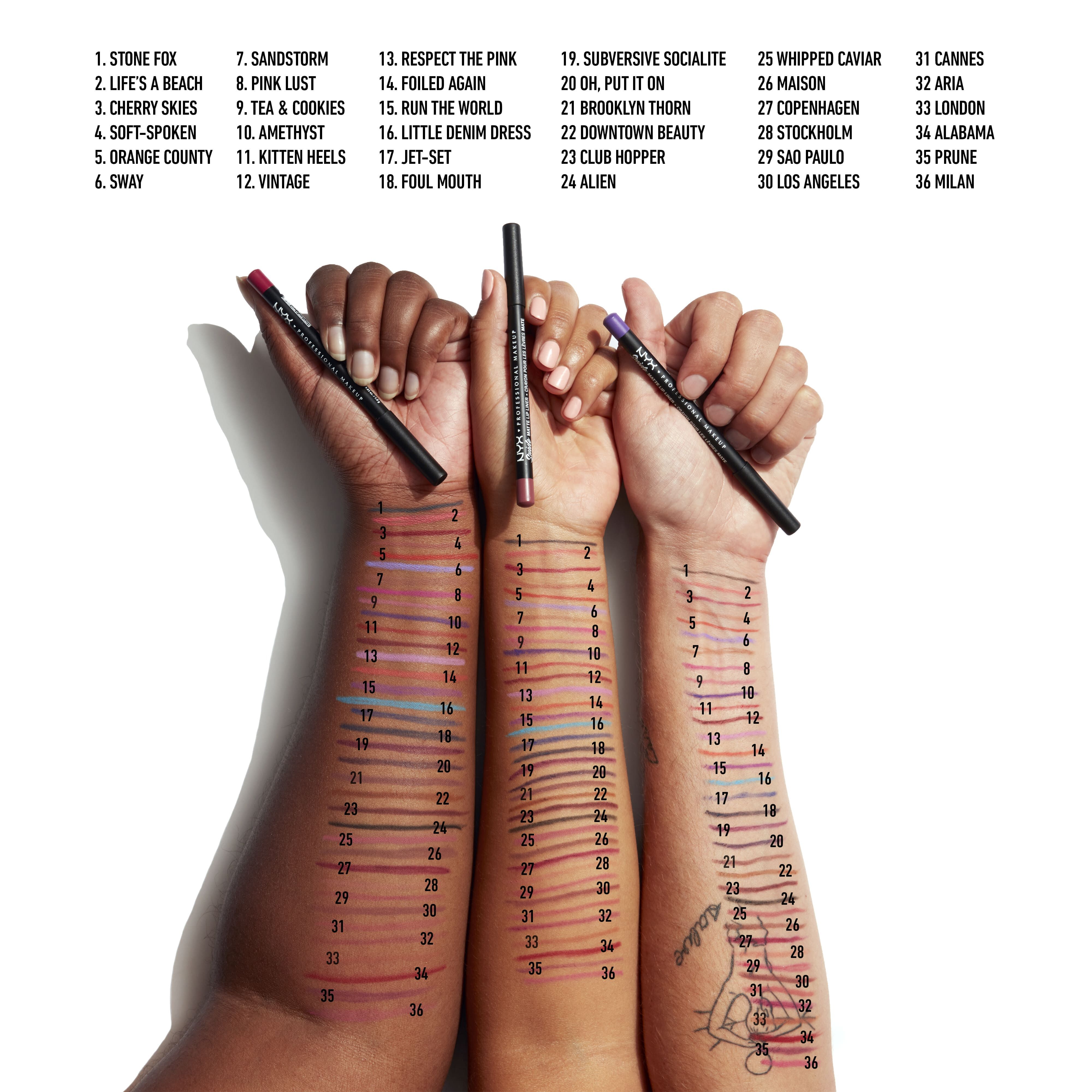 SUEDE MATTE LIP LINER