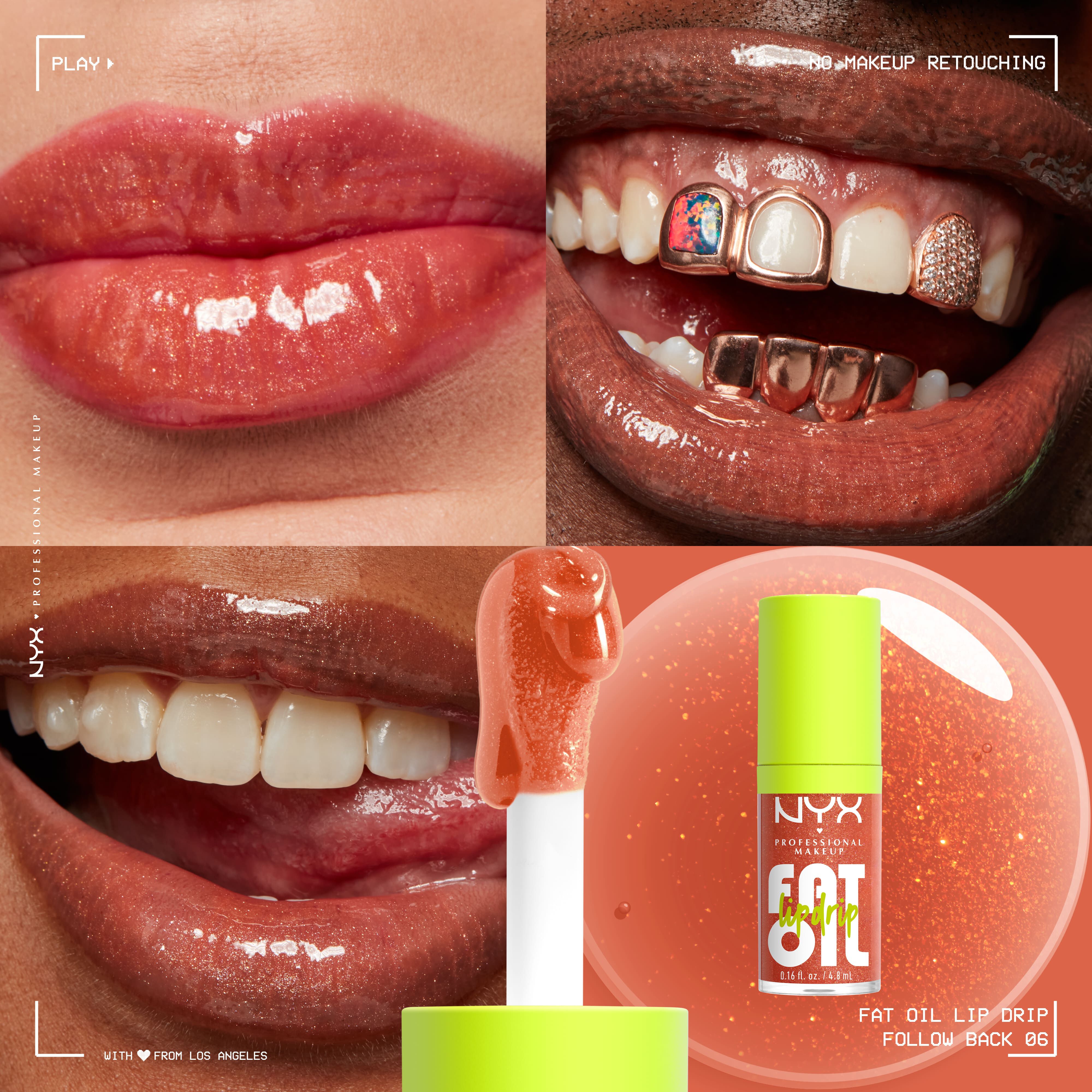 FAT OIL LIP DRIP