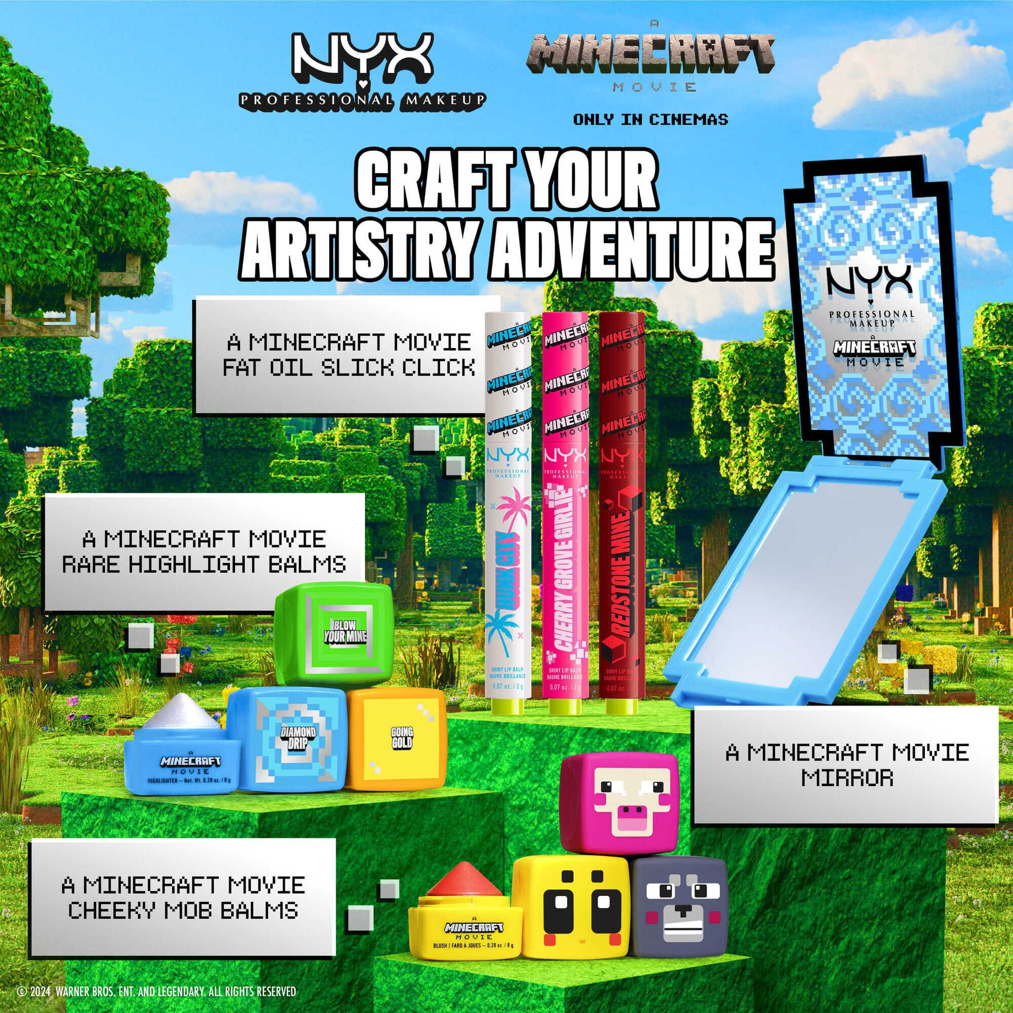 A MINECRAFT MOVIE Rare Highlight Balms