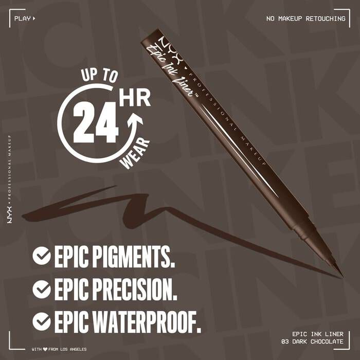 EPIC INK WATERPROOF LIQUID EYELINER