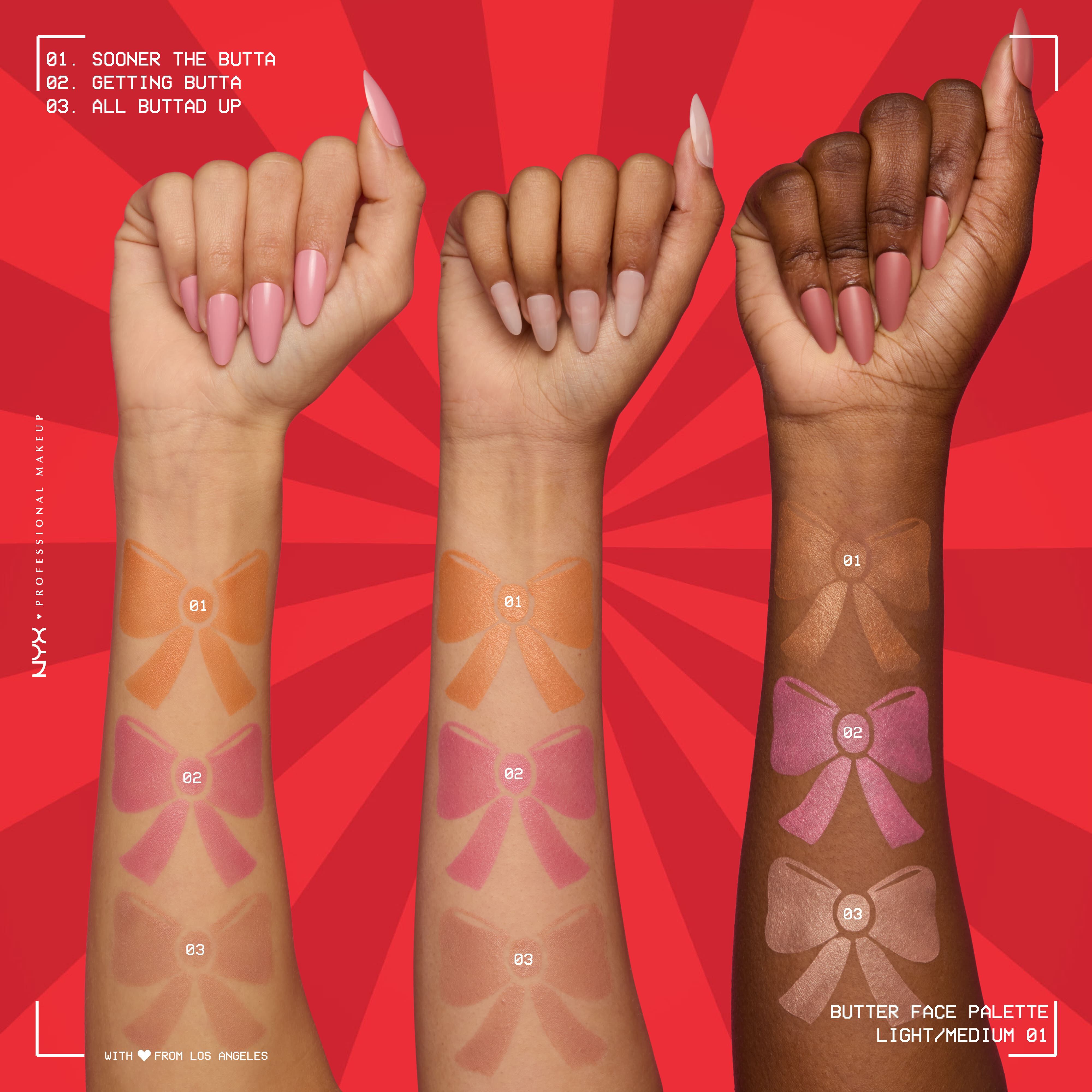 buttermelt blush and bronzer shade swatches