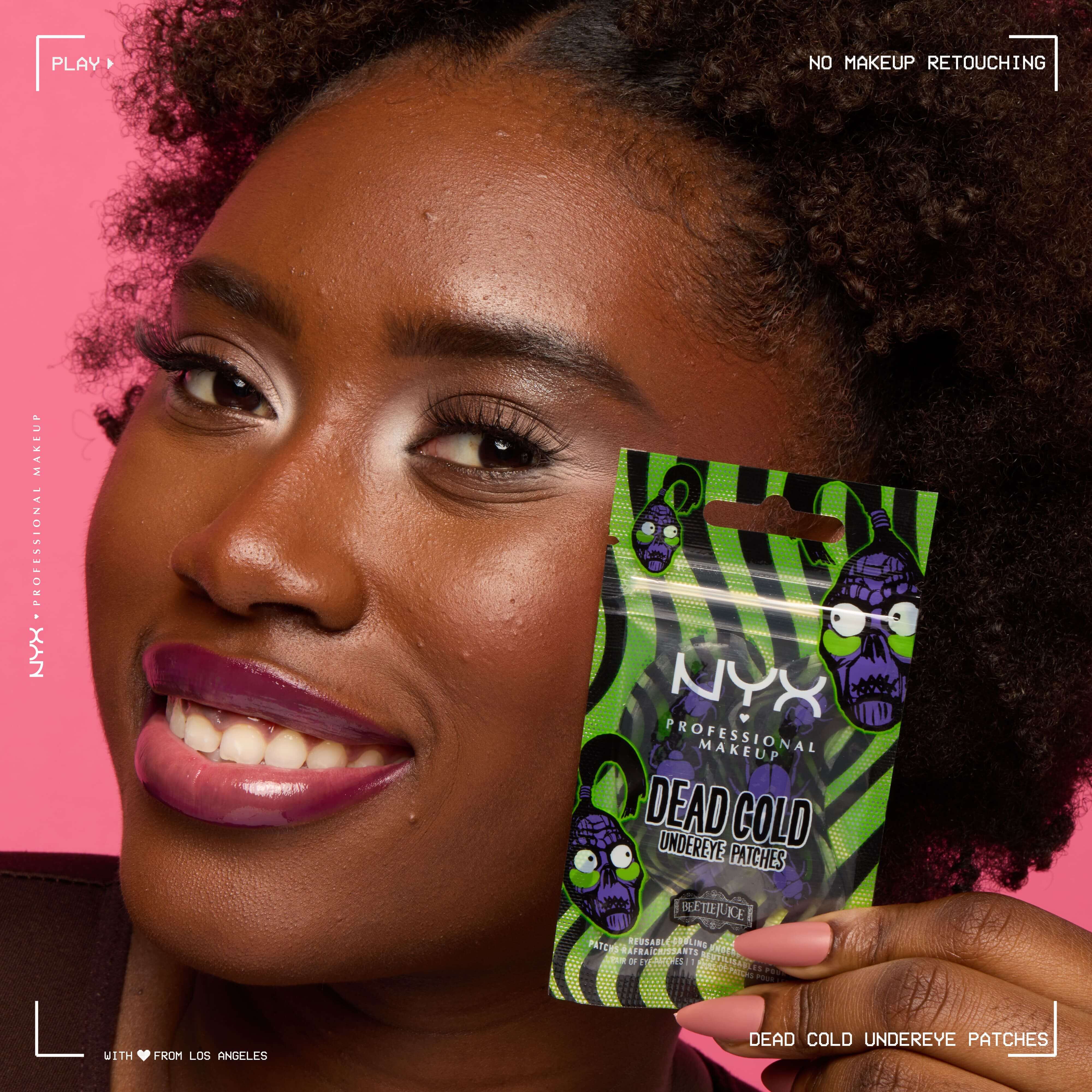 TIMBRES REUTILISABLES POUR LES YEUX BEETLEJUICE DEAD COLD