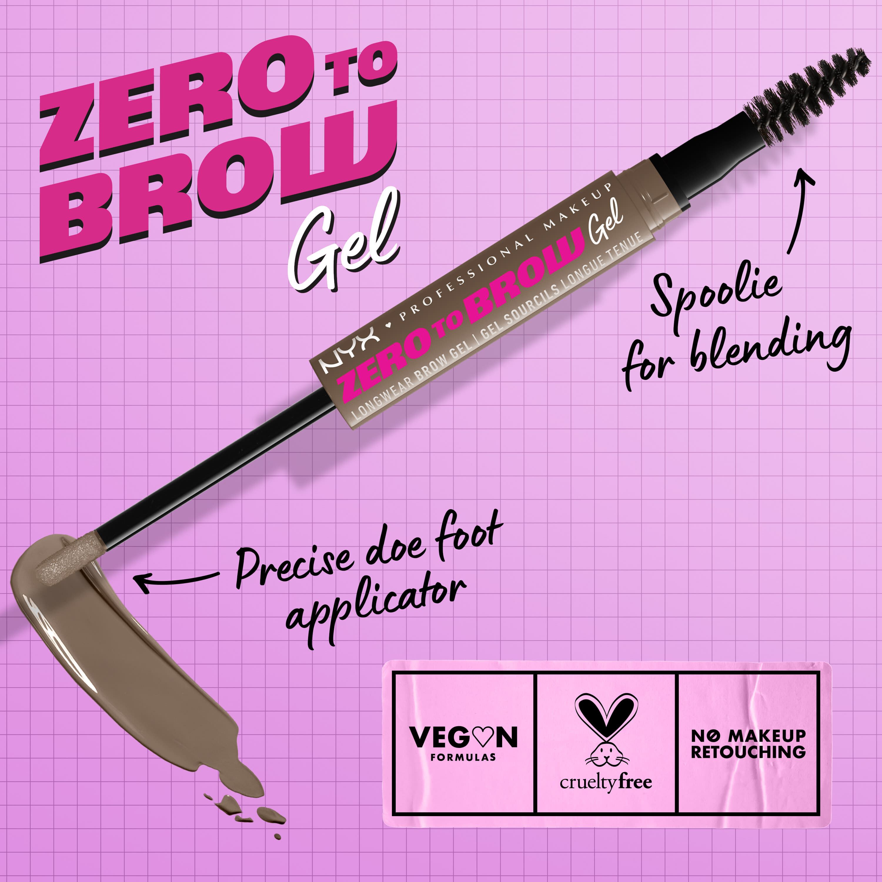 Zero to Brow Longwear Gel