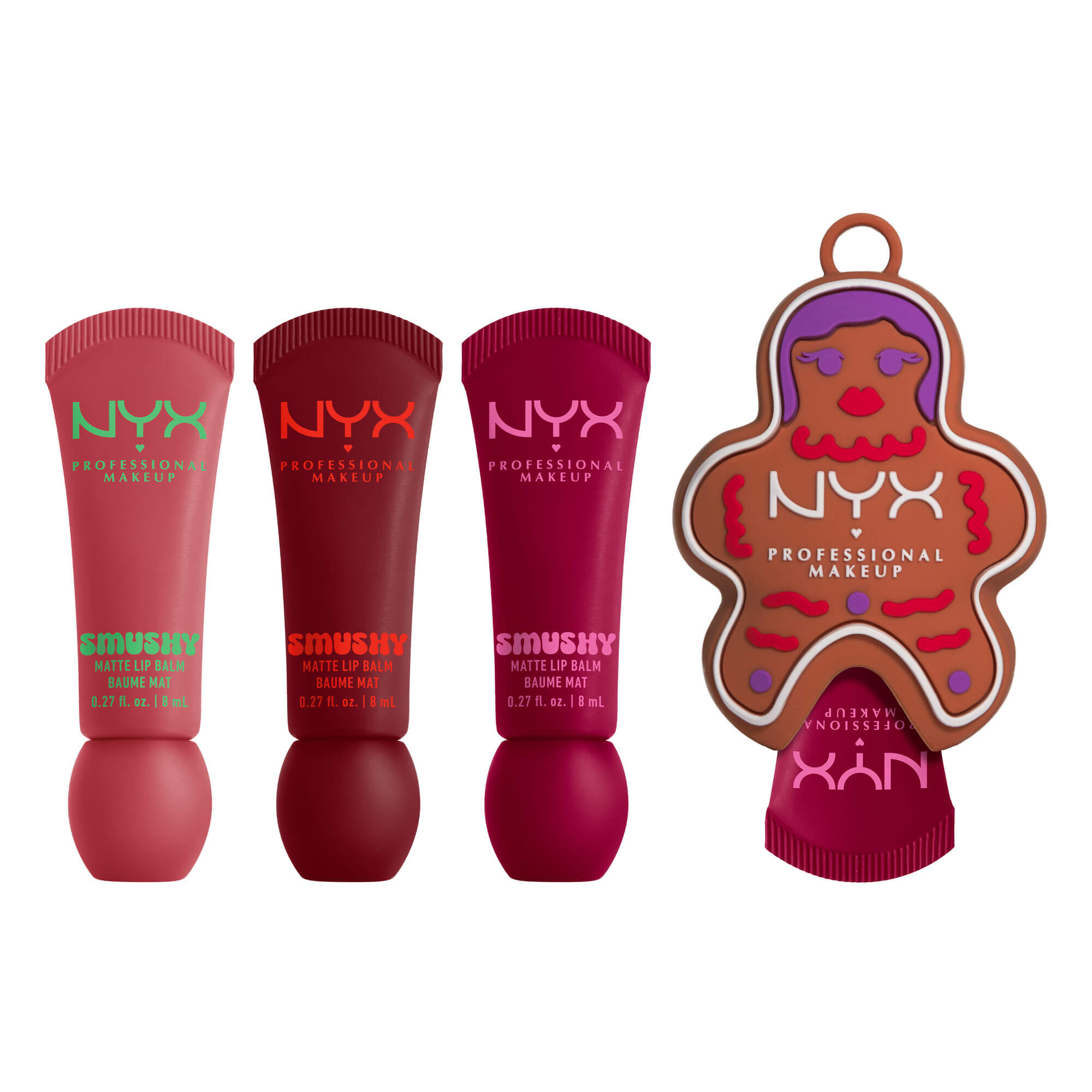 KIT DE BAUMES A LEVRES MAT SMUSHY HOLIDAY