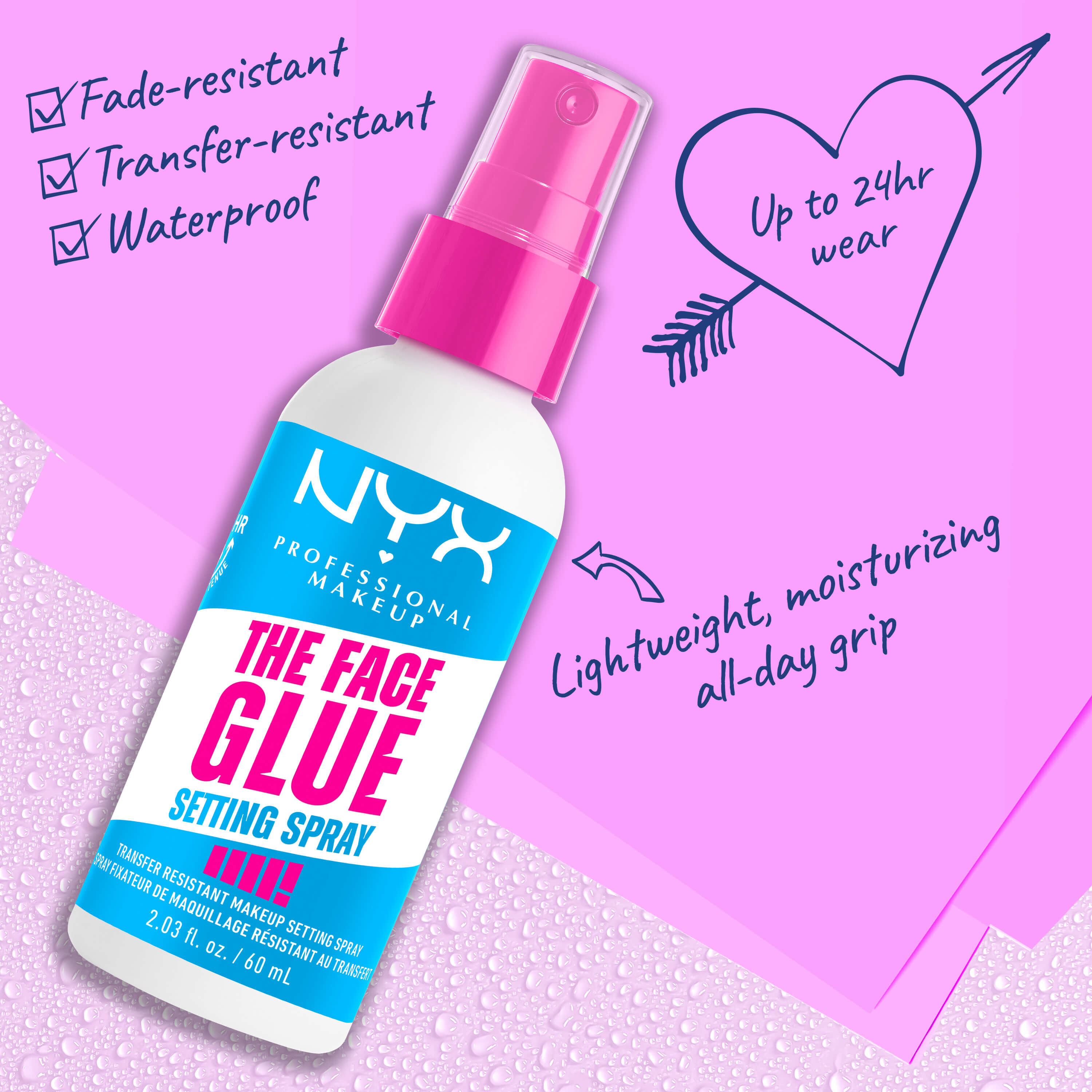 The Face Glue Setting Spray