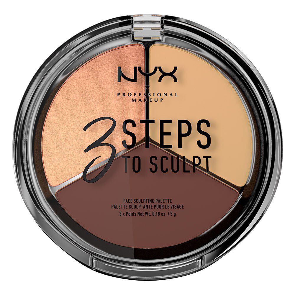 3 STEPS TO SCULPT FACE SCULPTING PALETTE