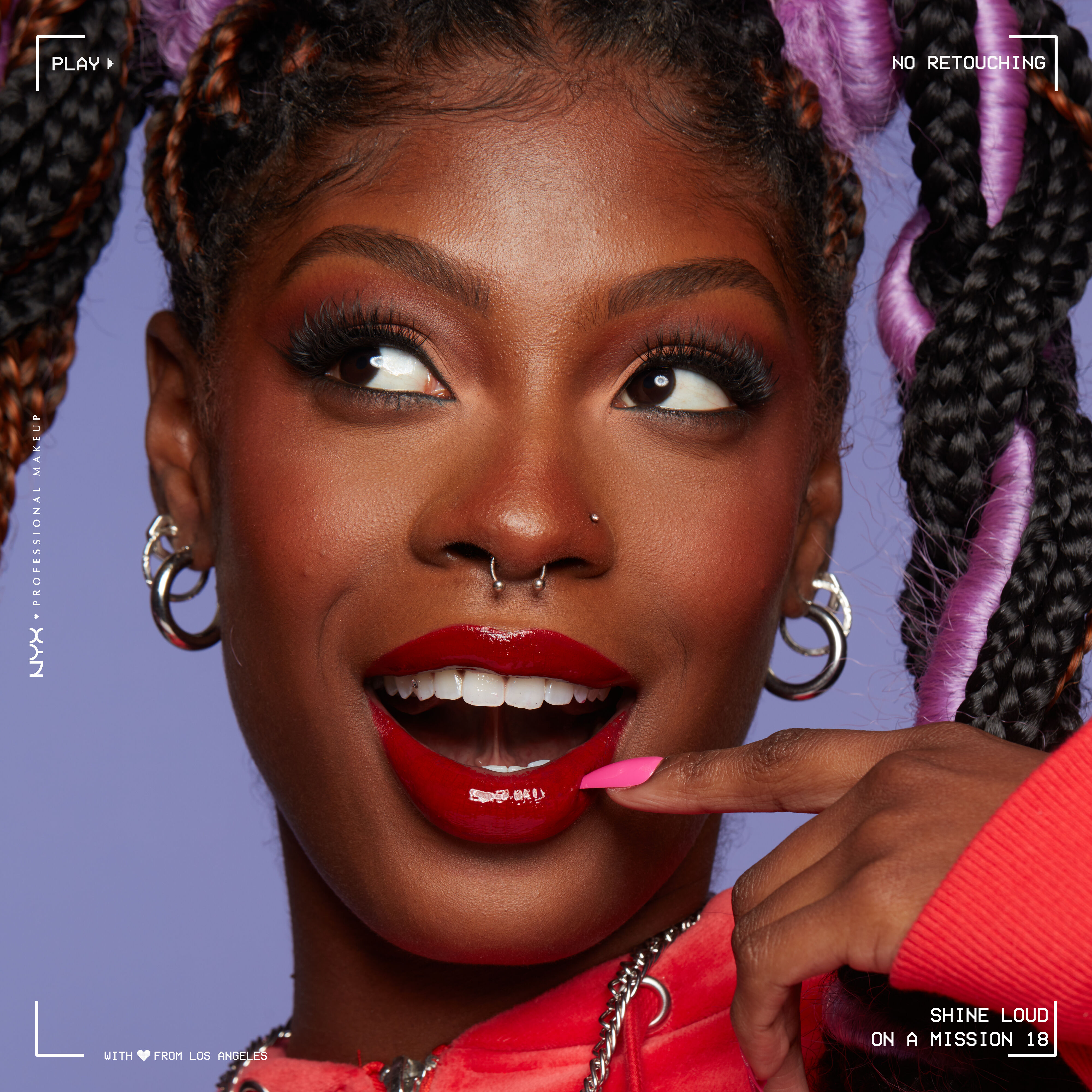 NYX Professional Makeup Shine Loud couleur pour levres haute brillance