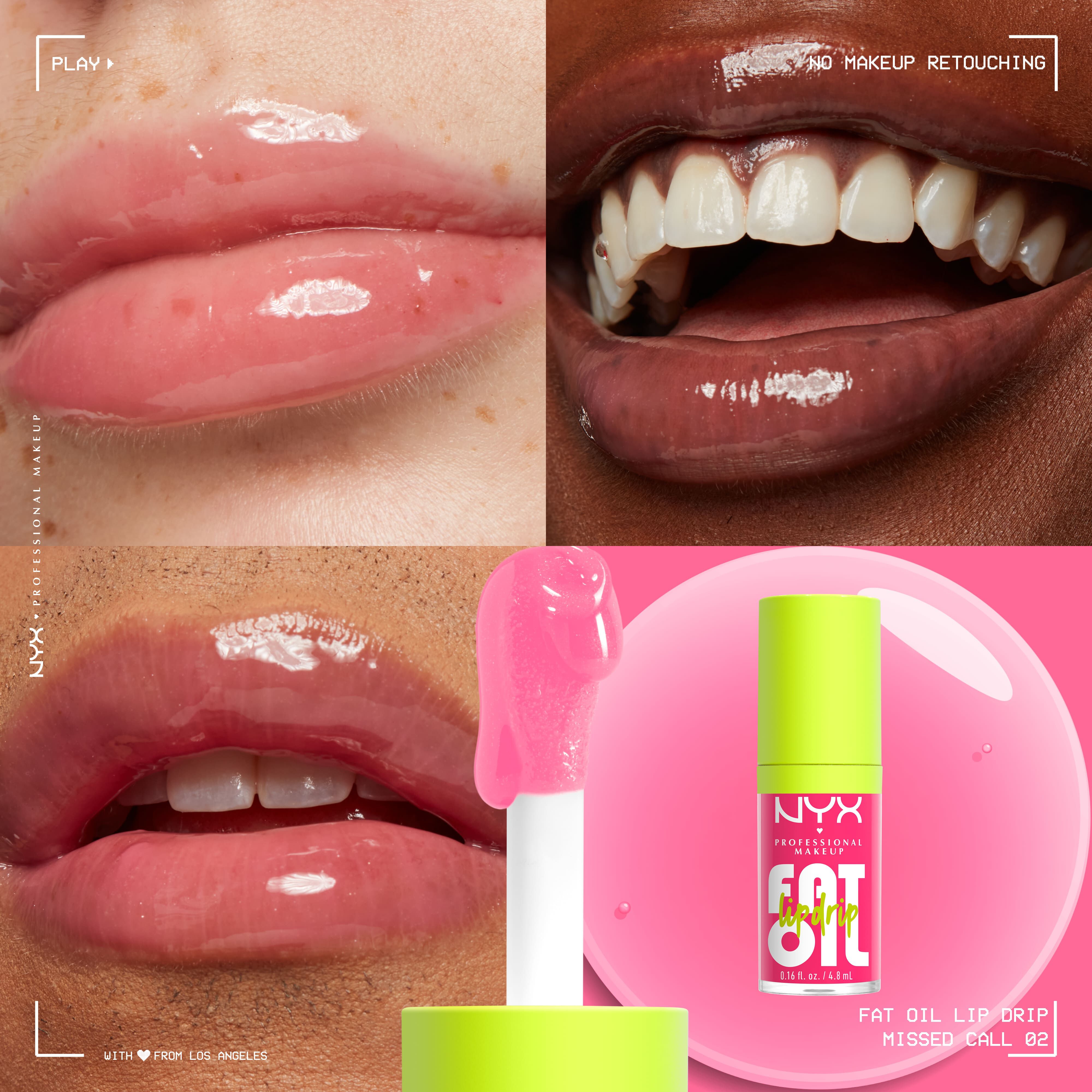 FAT OIL LIP DRIP
