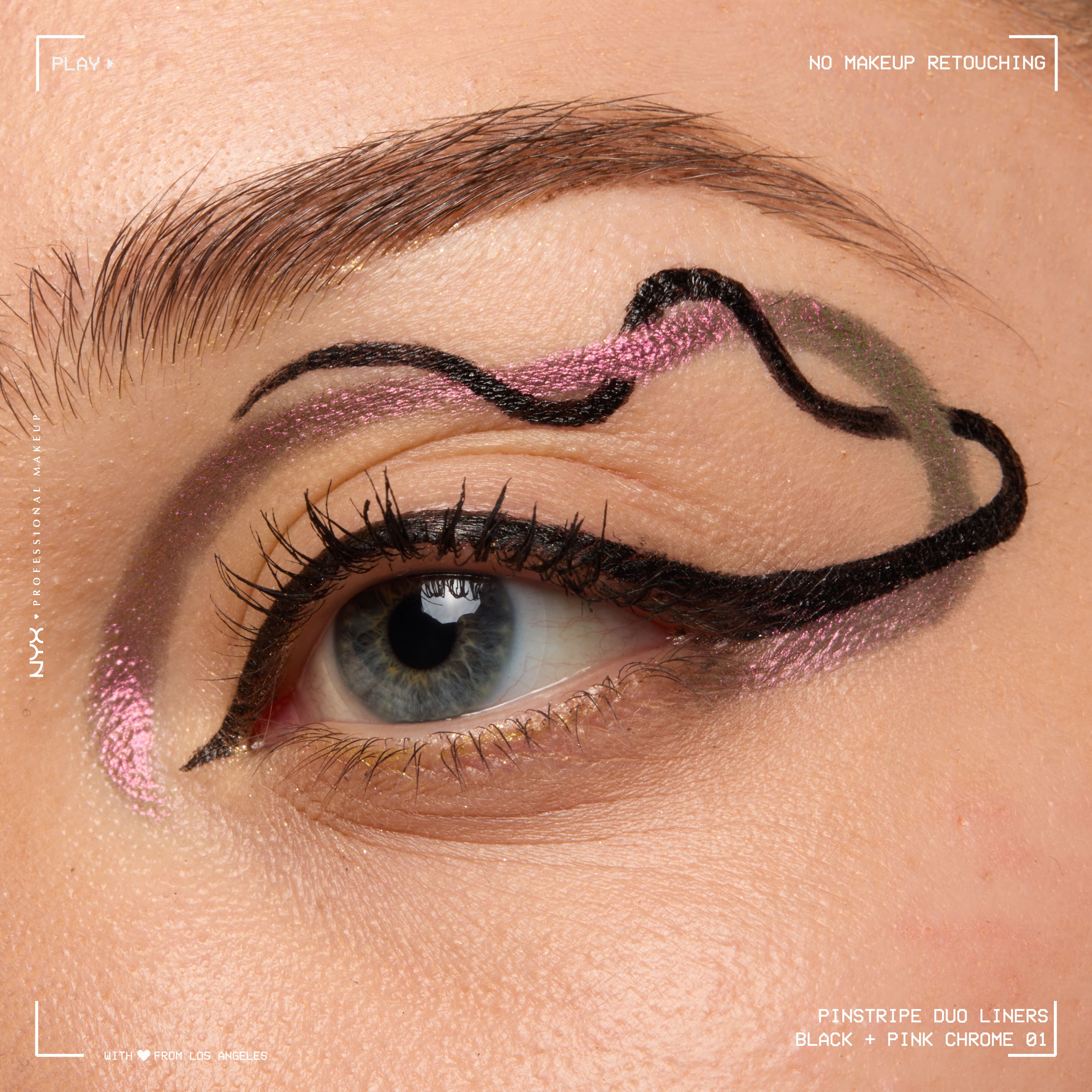 Beetlejuice Pin Stripe Duo Liners