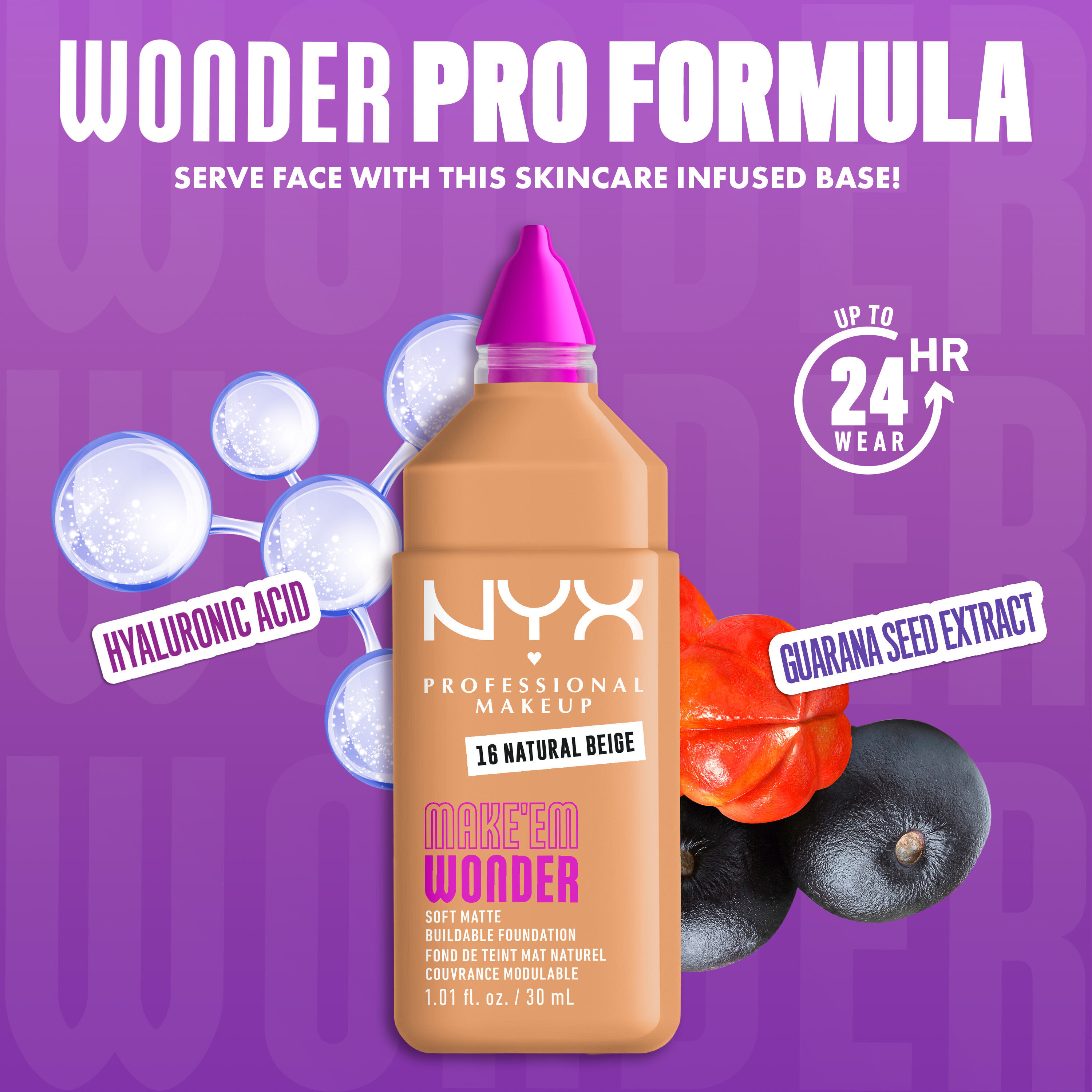 FOND DE TEINT MAT NATUREL MAKE ‘EM WONDER™