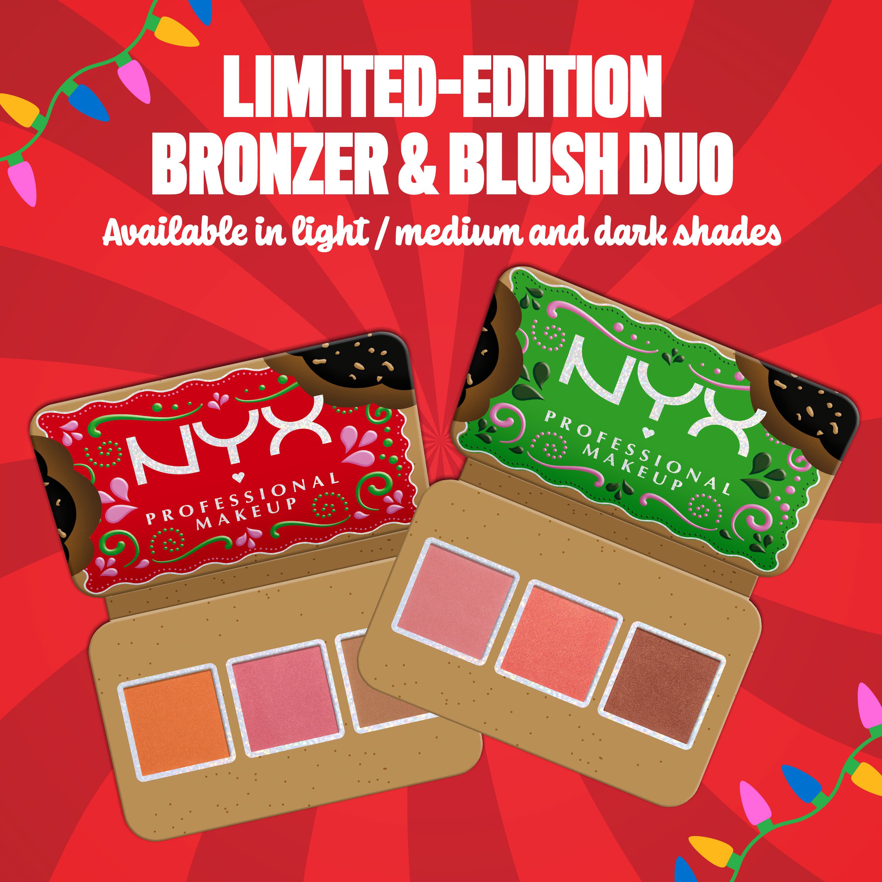 limited edition blush and bronzer face scultping palette