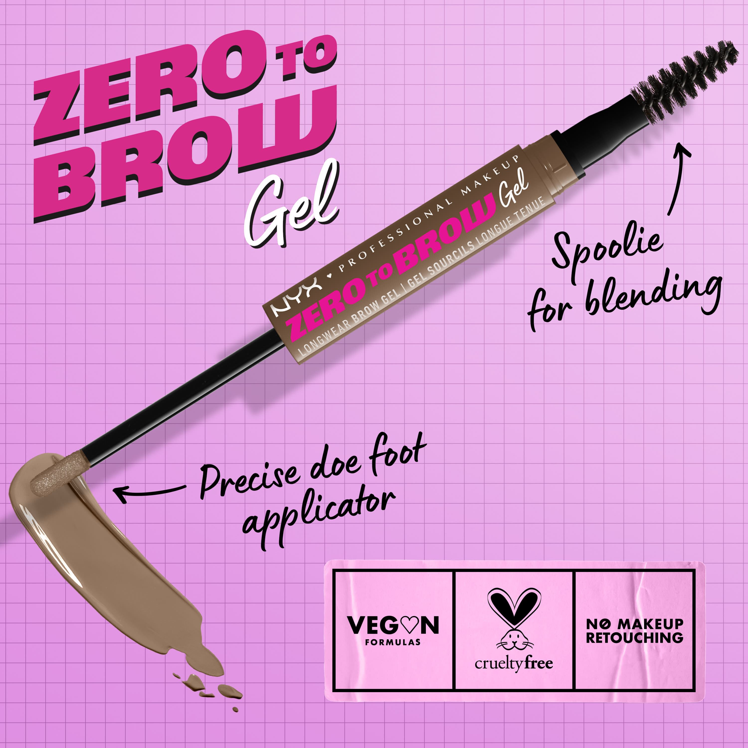 Zero to Brow Longwear Gel