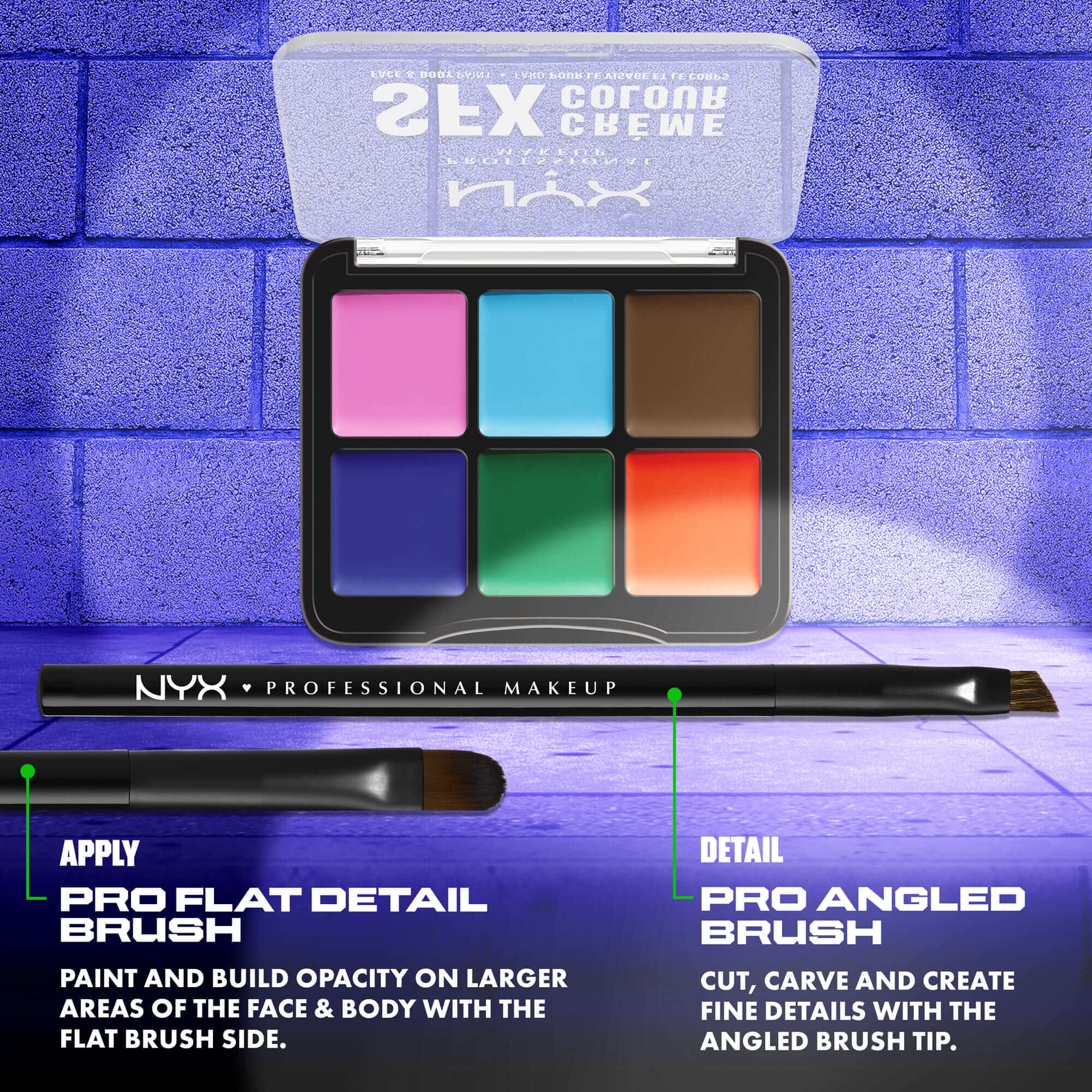 SFX Face & Body Paint Palette