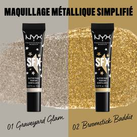 PEINTURE SCINTILLANTE POUR LE VISAGE ET LES YEUX SFX