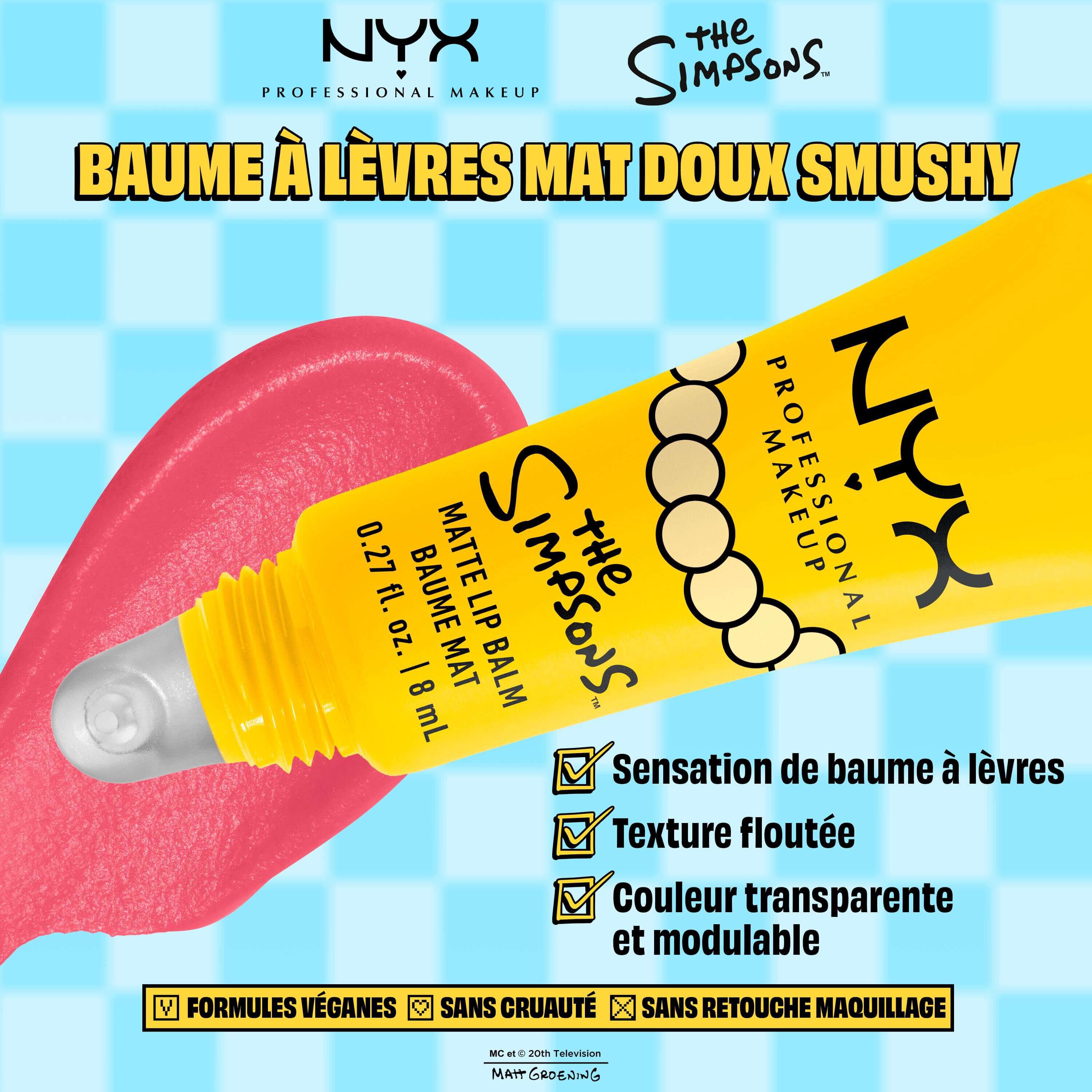 BAUME A LEVRES MAT SIMPSON SMUSHY