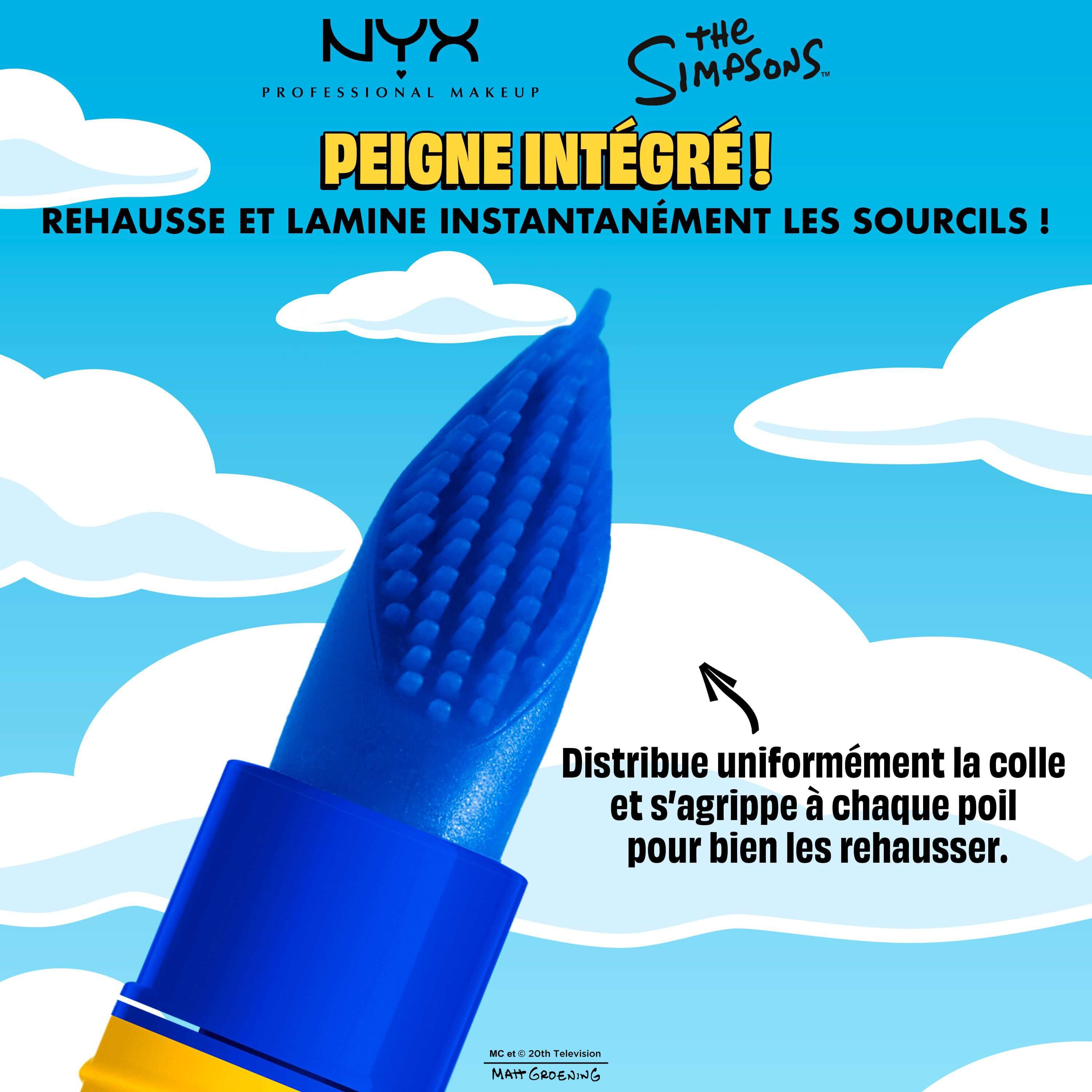 GEL COIFFANT SOURCILS ET CHEVEUX MARGE SIMPSONS MEGA GLUE