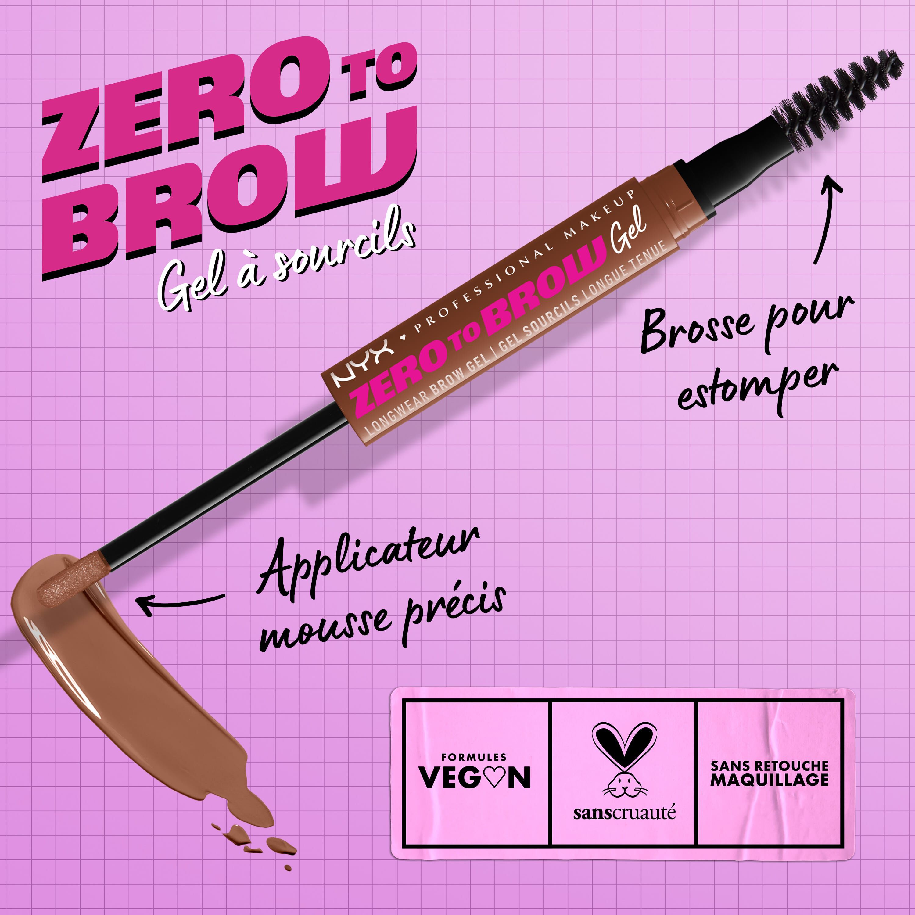 GEL A SOURCILS LONGUE TENUE ZERO TO BROW