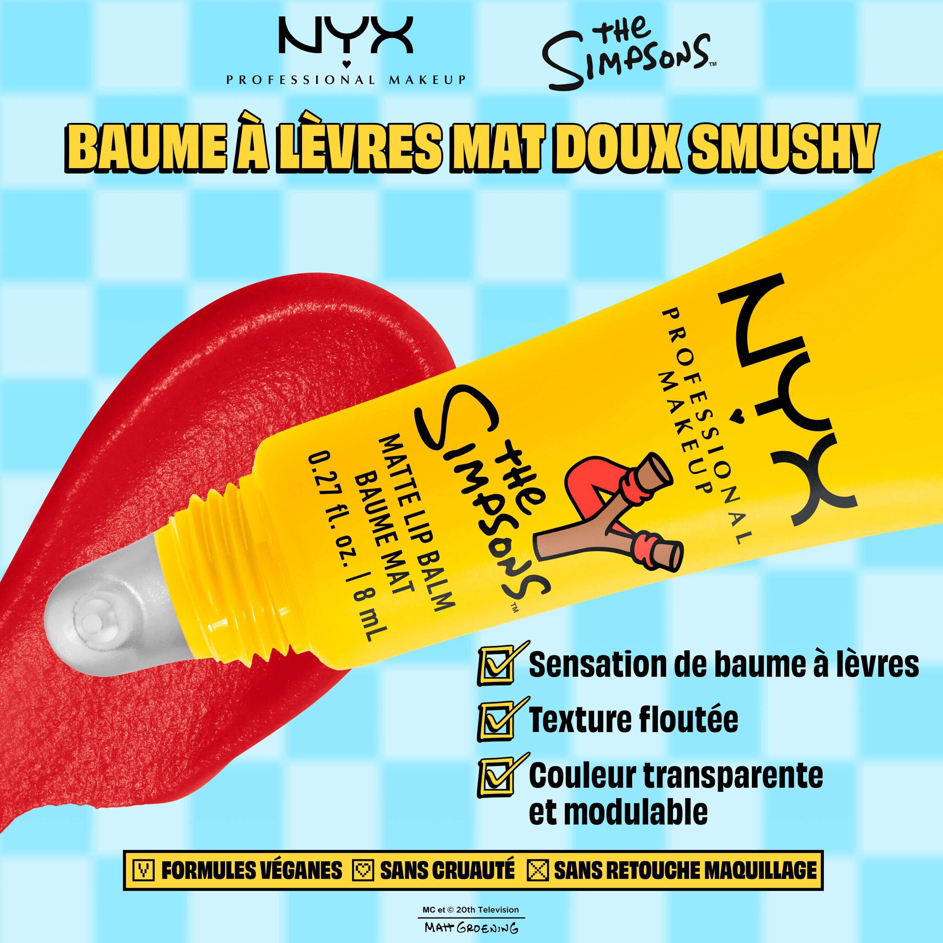 BAUME A LEVRES MAT SIMPSON SMUSHY