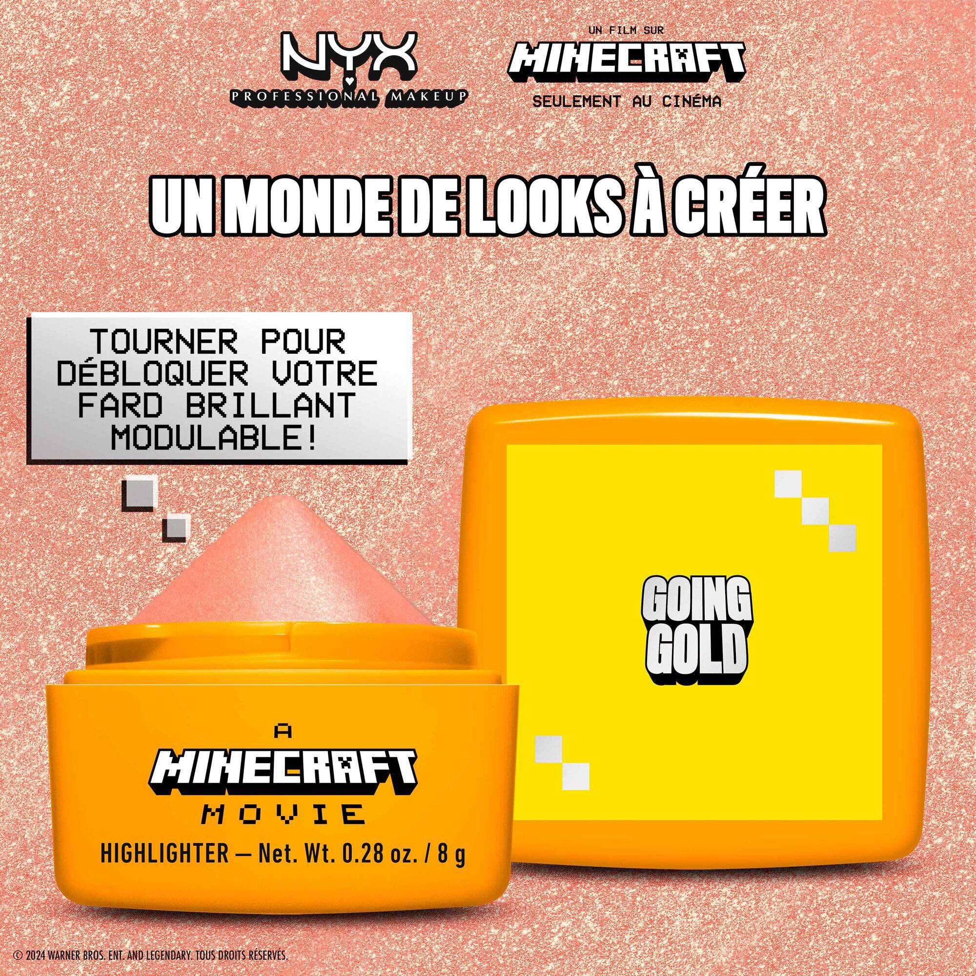 A MINECRAFT MOVIE Rare Highlight Balms