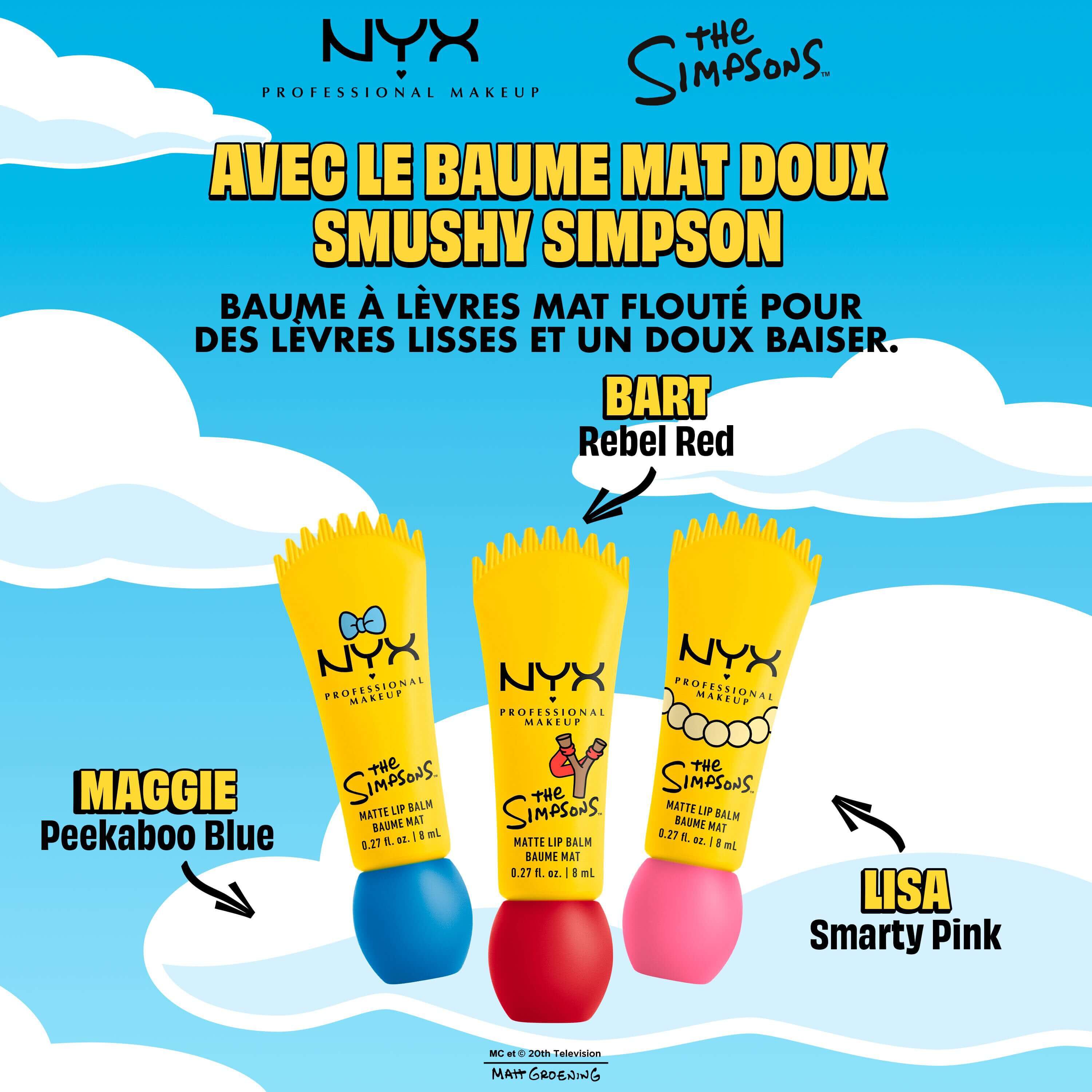 BAUME A LEVRES MAT SIMPSON SMUSHY