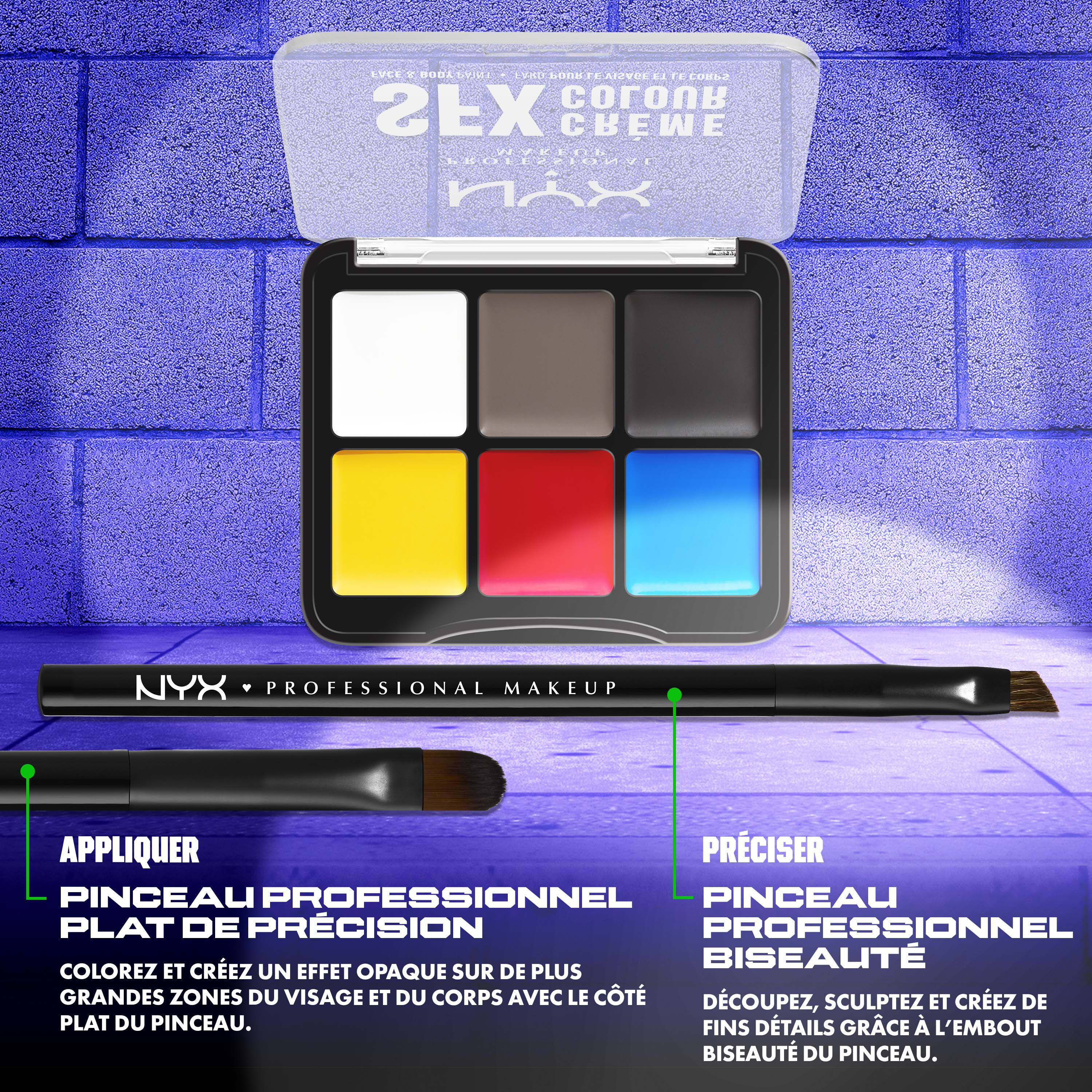 FARD POUR LE VISAGE ET CORPS SFX