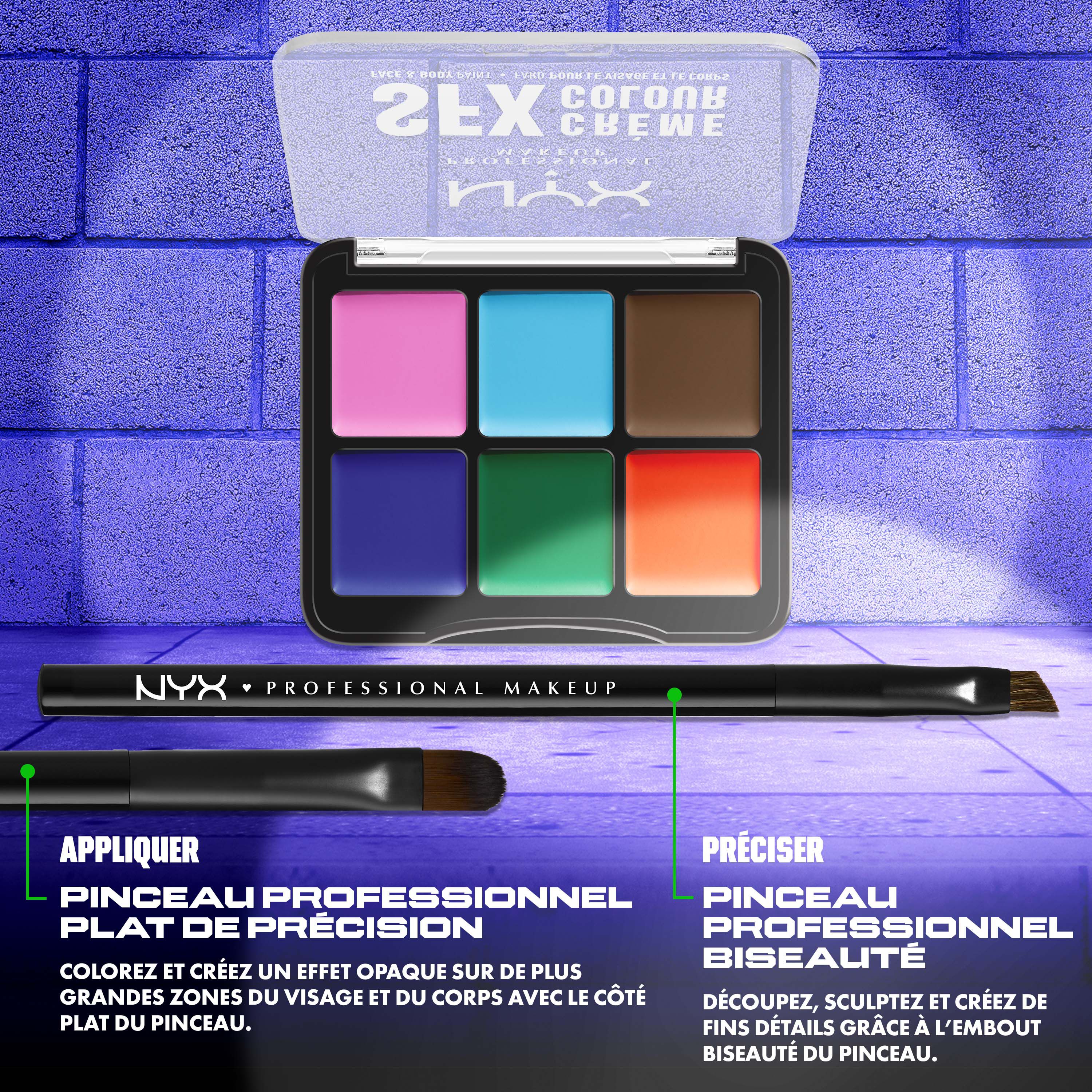 FARD POUR LE VISAGE ET CORPS SFX