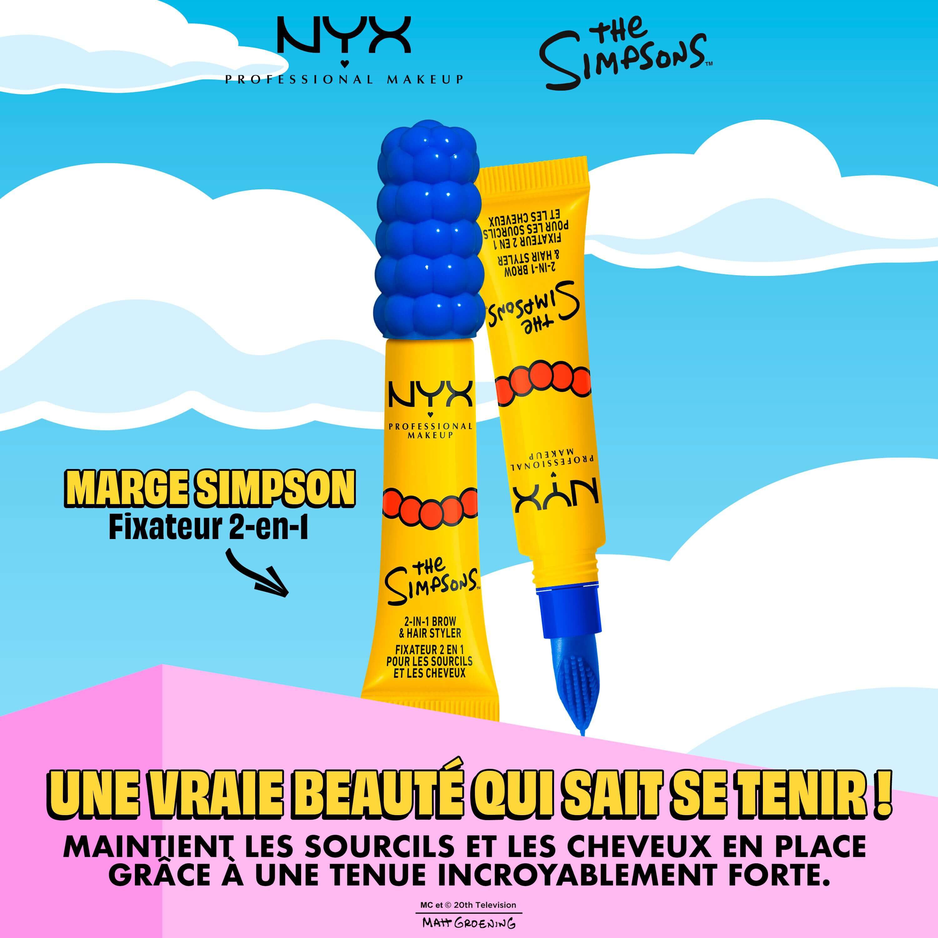 GEL COIFFANT SOURCILS ET CHEVEUX MARGE SIMPSONS MEGA GLUE