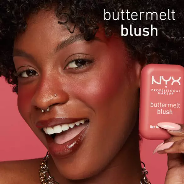 Mix two shades of Buttermelt Blush for a layered flush of blush