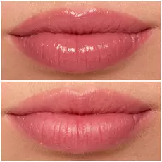 17 PETAL POURIN' shade of Lip I.V. Hydrating Lip Gloss Stain for both shine and stain.
