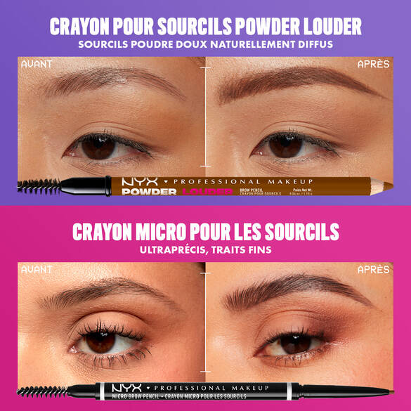 Powder Louder Brow Pencil and Micro Brow Pencil are your brow besties