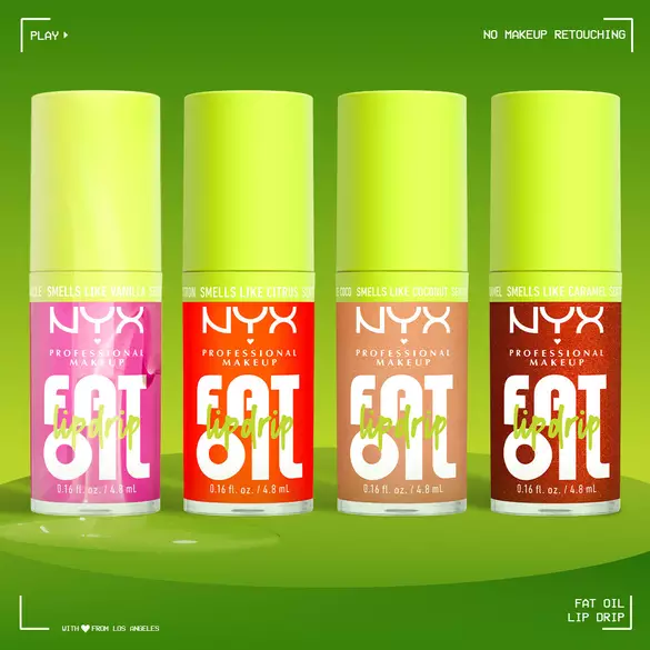 Get ready for a FAT chill! Four new sheer shades. Fat shine. Fat lip-cooling effect.