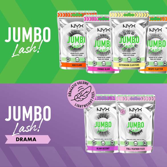 Jumbo false lash system