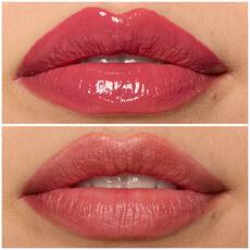 07 BUBBLEGUM BURST shade of Lip I.V. Hydrating Lip Gloss Stain for both shine and stain.