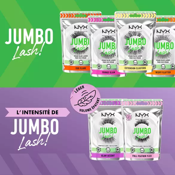 Jumbo false lash system
