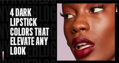 4 Dark Lipstick Colors to Elevate Your Winter Look