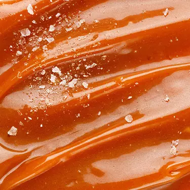NYX Professional Makeup Caramelt Mami scent middle notes are of caramel swirl with salt, symbolizing middle notes of caramel swirl, pistachio cream, and jasmine.