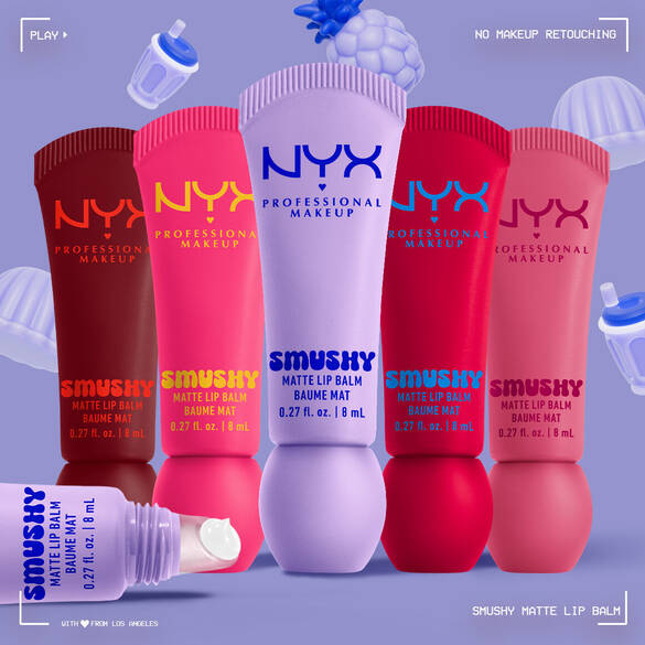 Smushy Matte Lip Balm has you covered with 8 versatile shades