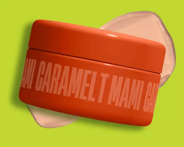 NYX Professional Makeup Fat Oil Body Butter in Caramelt Mami with textured packshot.