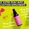 3 different products from the Plump collection on a lemon yellow background. This Is Juice Gloss, Plump Finish Setting Spray, and Plump Right Primer + Serum.